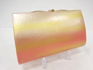 リサイクル　金彩霞模様和装バッグ